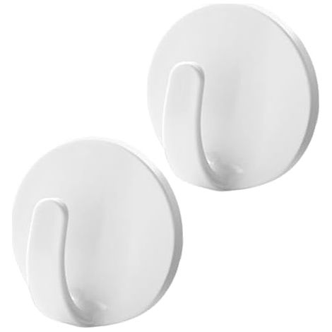 Crochets Magnétiques Puissants en ABS Blanc Lot de 2 pour Réfrigérateur Design Gain Place, Cuisine et Salle Bain - (1/5)