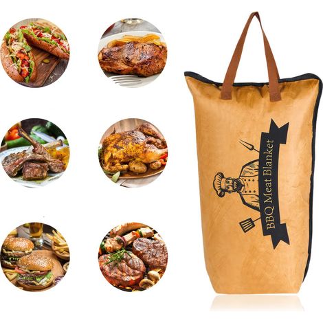 Accessoire de grillade couverture fumage pour viande repos grande poitrine bœuf 53,33 x 37,8 x 16,76 cm 16,76 cm 53,33 x 37,8 x (1/5)