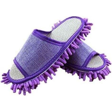 Size L 39-42 Microfiber Cleaner for Home Shoe Cleaning, Shoe Molding Tool, Purple (1/4)