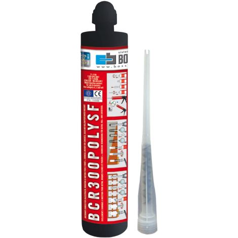 Bossong ancre chimique BCR 300 Poly SF pour ancrage de maA onnerie 300 ml
