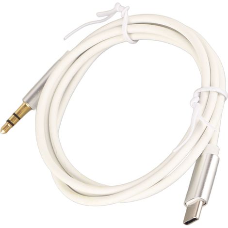 Câble USB C vers Jack 3.5mm, Adaptateur Audio Stable pour Voiture et Maison, Compatible Casque et Enceintes (1/5)