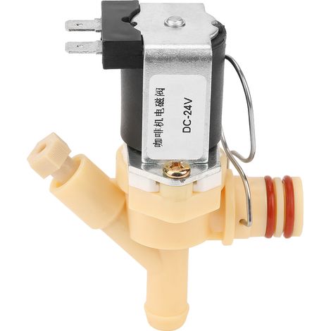 Électrovanne normalement fermée 24V DC pour machine à café, valve d'eau à solénoïde (1/5)