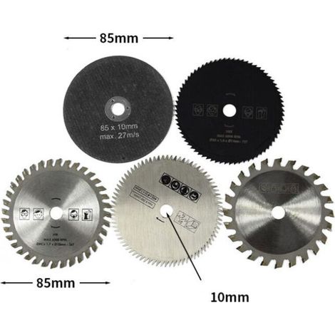 lame per sega circolare HSS da 85 mm (1/4)