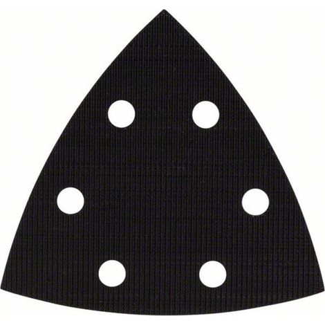 Plaque abrasive triangulaire 93mm – Mi-dur noir pour ponçage bois dur – Compatible ponceuses Delta PDA 100 et 120 E - PDA 100 ET PDA