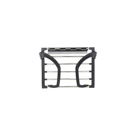 Séchoir à linge pour radiateur - Portable - Tube circulaire - Petite taille - Noir - 32 x 40 cm (1/5)