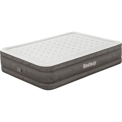 Matelas gonflable Bestway Fortech avec pompe à air intégrée, dimensions : 203 x 152 x 46 cm