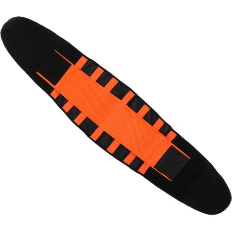 Ceinture lombaire médicale ajustable - Soutien lombaire confortable et aéré pour le dos - Taille M, couleur orange. (1/5)