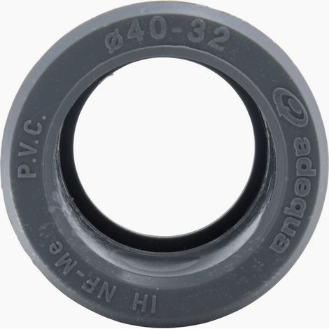 Jardibric – Tampon de réduction PVC mâle-femelle Ø 40mm – Raccord étanche pour transition diamètre 40/32mm – Matériau PVC résistant à la corrosion