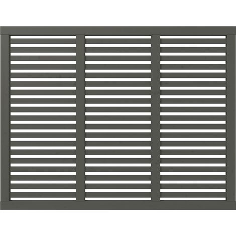 Plus Zaun Harmoni 180 x 140 cm umbragrau fungizidbehandelt