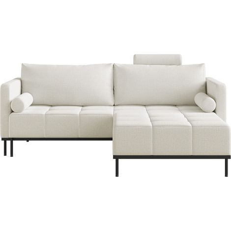Selsey Skilia - Schlafsofa mit Schlaffunktion, Chenille Greige, 224 cm (1/5)