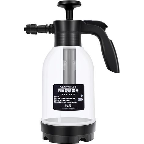Manual car wash foam sprayer, two modes, large spray area, pressure foam sprayer for home gardening, black and white (1/5)