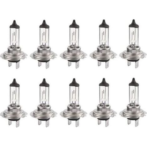 Set of 10 Bulbs H7 12V 55W Halogen Super Brighter Xenon, Long service life, Lights of Croisement and Lights of Road - (1/5)