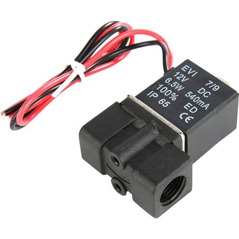 1/4" NC NPT Solenoid Valve – 2-Way Direct Acting Electric Valve for Liquids – Compact Normally Closed Design for DIY Fluid Control Systems and (1/5)
