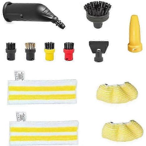 Pièce de rechange pour nettoyeur vapeur SC1 SC2 SC3 SC4 SC5 : tête de brosse ronde pour nettoyage domestique (SZRH) (1/5)
