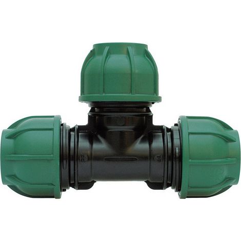 20PZ RACCORDO A COMPRESSIONE PN10 TEE 90°  mis. 16x16x16