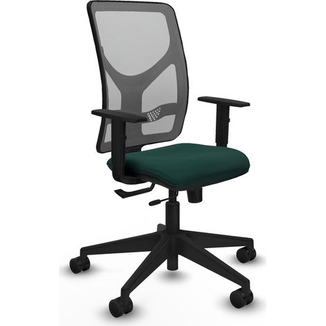 Silla de oficina piqueras y crespo Motilla negro reposabrazos 1D (1/2)