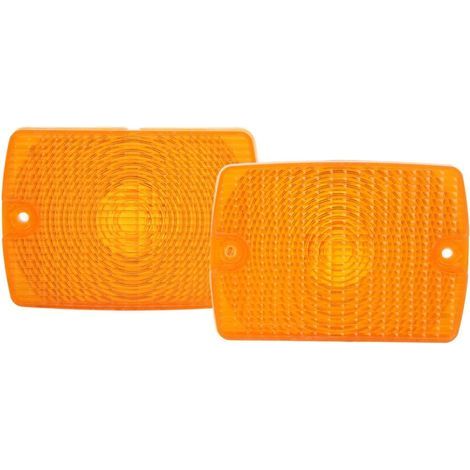 Blinkerglas vorne 56001378, Hochleistungs-Ersatzglas für Jeep Wrangler YJ 1987–1995, Gelb – Crezuo