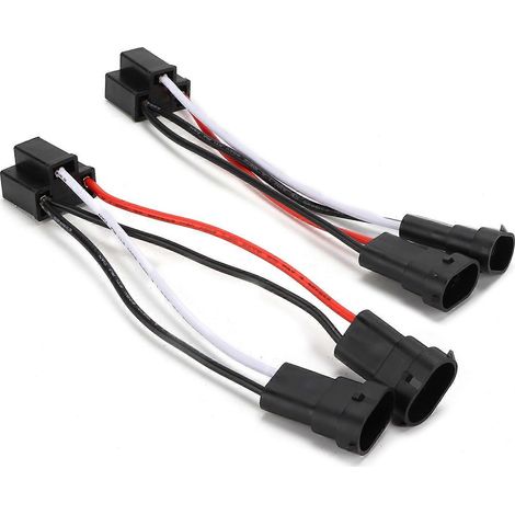 Stück H4 9003 auf H11 Umrüstkabelbaumadapter für Autoscheinwerfer und Nebelscheinwerfer 12V-24V (1/5)