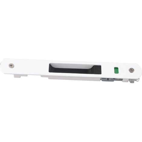 Serrure pour porte coulissante, quincaillerie de verrouillage simple en acier pour porte coulissante en verre, remplacement de serrure (1/5)