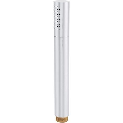 Pommeau de Douche à Main, Matériau en Cuivre, Poli, Prise Confortable, Détachable, Réutilisable, Filetage G 1/2, 19,2 2,4 2,4 Cm, pour Salle de Bain (1/3)