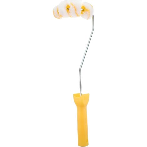 Brosse Tubulaire à 4 Roues Jaune, 1 Pièce pour Tube et Meubles  Polyester, Plastique et Fer, Prise Confortable, Efficacité de Travail Améliorée (1/5)