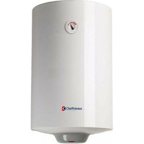 Chaffoteaux – Chauffe-eau électrique vertical mural 80L – Forme cylindrique – Anode en magnésium – Classe C – Pertes thermiques 1,22kW/24h