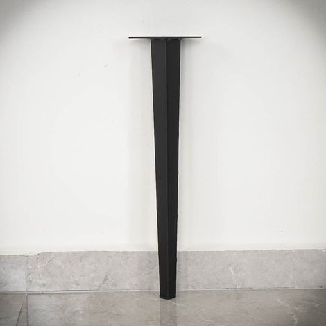 RETRO Bein 51 cm SCHWARZ