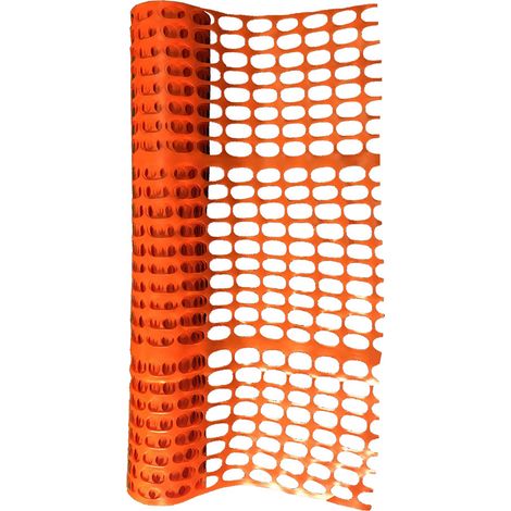 Rete delimitazione cantiere 1,8x50 mt arancio