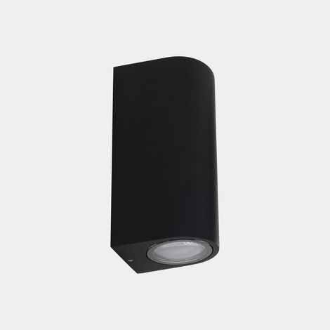 [NEUWERTIG] B-Ware Leds C4 Außenwandlampe Leuchte Eko Double Schwarz Breite 7 Cm Alu