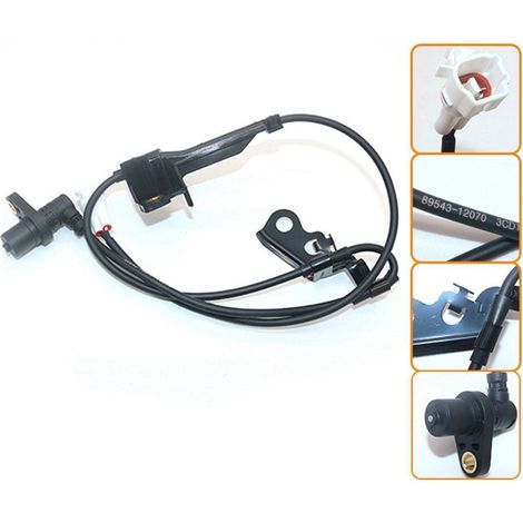 8954312070 est un accessoire de capteur de vitesse de roue pour le capteur de vitesse de roue ABS avant droit de la Corolla 1.8 FR/89543-12070. (1/4)