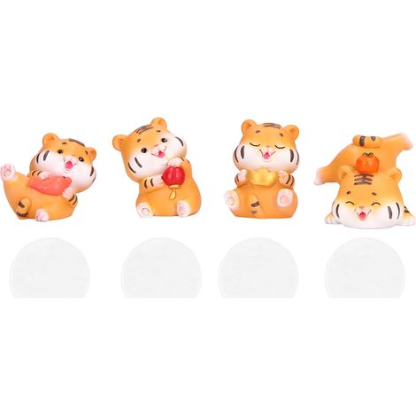 4 figurines mignonnes et colorées pour décorer votre bureau ou votre maison (1/5)
