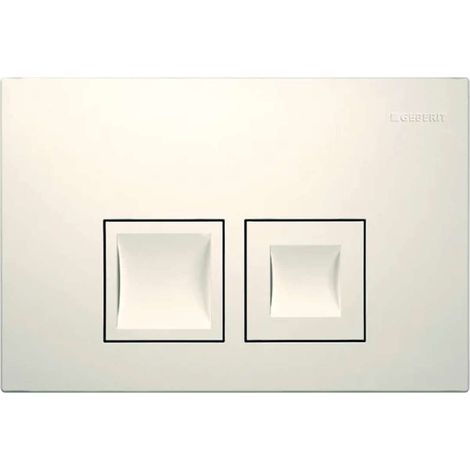 Geberit Delta35 - Betätigungsplatte Alpinweiß 115.135.11.5 (1/2)