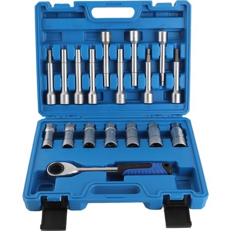 Kit de 18 douilles pour le démontage des écrous de jambe de force – Outil de réparation automobile universel professionnel (1/5)
