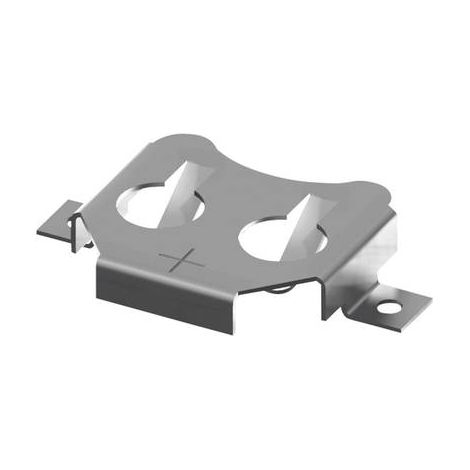 Support de pile bouton CR1216, CR1220 Keystone Electronics SMT Holder for 12mm Cell-Tin Nickel Plate X39294 (1/2)