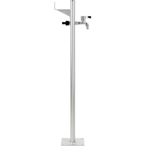 Maison Exclusive - Fontanella a Colonna da Giardino in Allumino 95 cm (1/5)