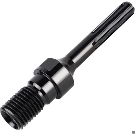 Adaptateur SDS Max sur couronne de forage diamantée 1-1/4-7UNC – Acier résistant à la rouille–Dimensions 190mmx40mm (1/5)
