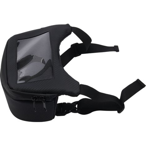 Front bag suitable for Vespa motorcycles, scooters and electric bikes, waterproof and rainproof, compatible with Niu Che scooter handlebars, mobile phone navigation. (1/5)