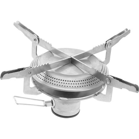 1 pièce Réchaud de Camping Portable Multifonctionnel avec Brûleur à Gaz pour Cuisine Extérieure Accessoire Pratique pour Pique et Randonnée (1/5)