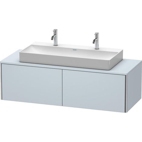 Meuble sous-vasque XSQUARE 400x1400x548mm Bleu clair