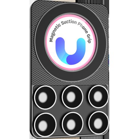 Support de téléphone de voiture magnétique à double ventouse (1/4)