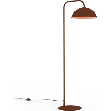 LUMICOM  TOKYO Piantana, 1xE27, max 42W, metallo, corten/foglia rame, D.35cm x H.165cm (1/2)