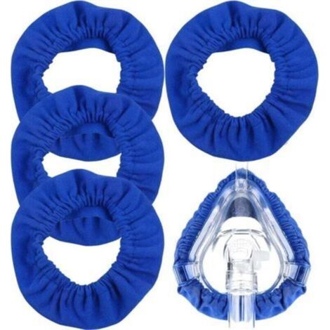 Lot de 4 coussins pour masque CPAP, réutilisables et lavables, housses pour réduire les fuites et les bulles, protection du nez (1/4)