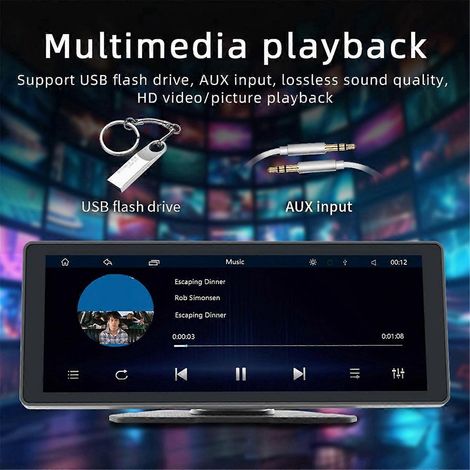 Auto-Bluetooth-Bildschirm mit GPS-Navigation, MP5-Player