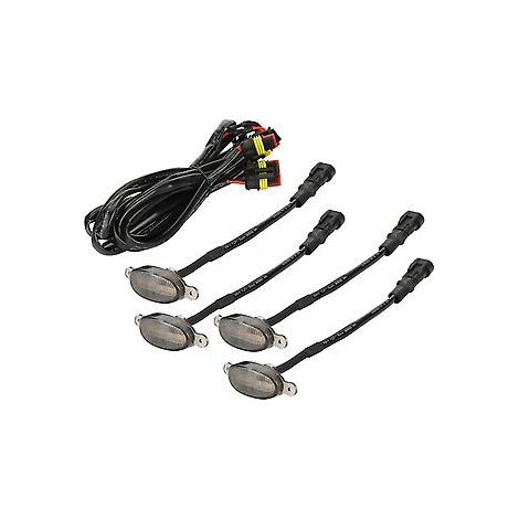 4x Raptor Style Smoked Lens Amber LED Frontgrill-Tagfahrlichter