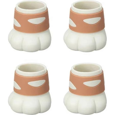 Embouts de pieds de chaise en silicone, antidérapants, motif griffes de chat, protections de sol pour pieds de table et de chaise (1/5)