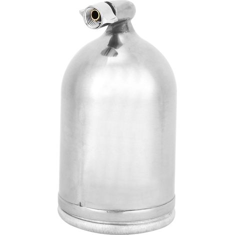 Ortviai Réservoir de peinture pour pistolet à peinture pneumatique W-71 – 400 ml, aluminium anodisé, montage gravitaire