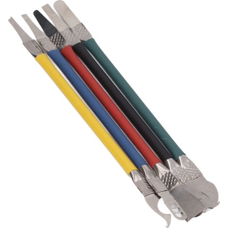 5-teiliges Set Metallschaber mit Doppelkopf-Öffnungshebel zum Entfernen von Chips auf Hauptplatinen (1/5)