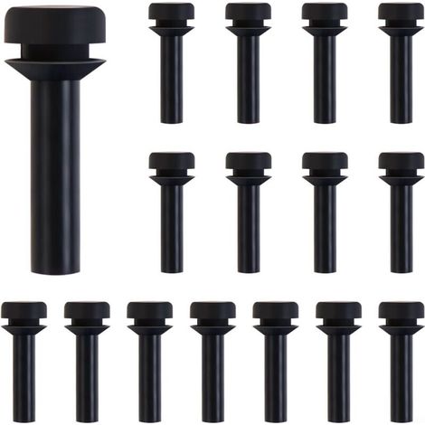 Lot de 16 pieds de rechange en caoutchouc pour grille de cuisinière à gaz compatibles avec WB20X24790 performance durable à haute température (1/4)