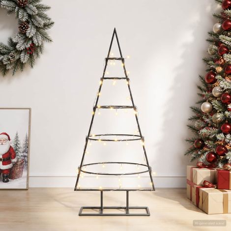 vidaXL Árbol de Navidad de metal con soporte KUOPIO 90 cm (1/5)