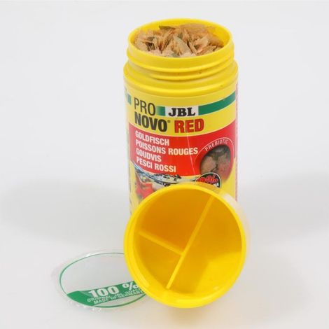 JBL ProNovo Red Flakes M - Mangime base in fiocchi per tutti i pesci rossi da 8 a 20cm - Formato: 100 ml (1/3)